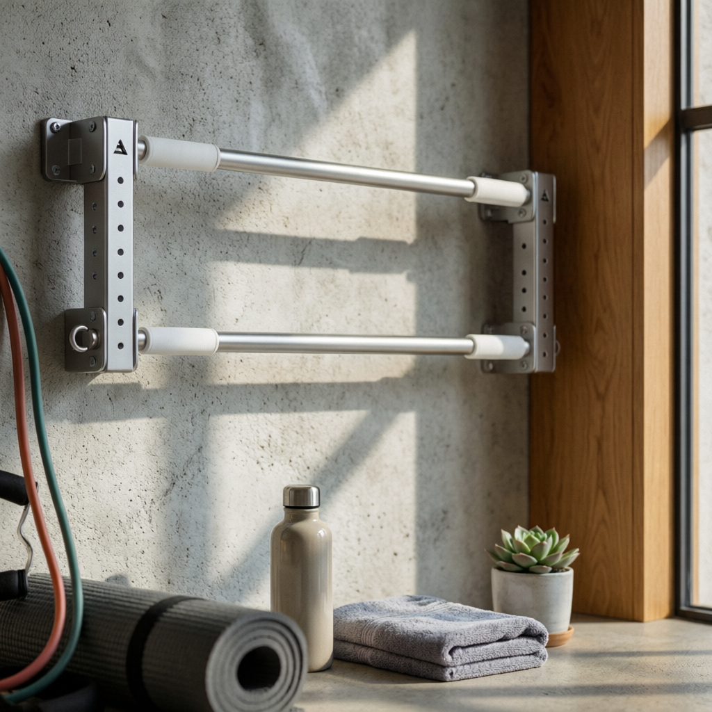 Pull Up Bar Grip - Pull-up Bar with Hanging Rings Height