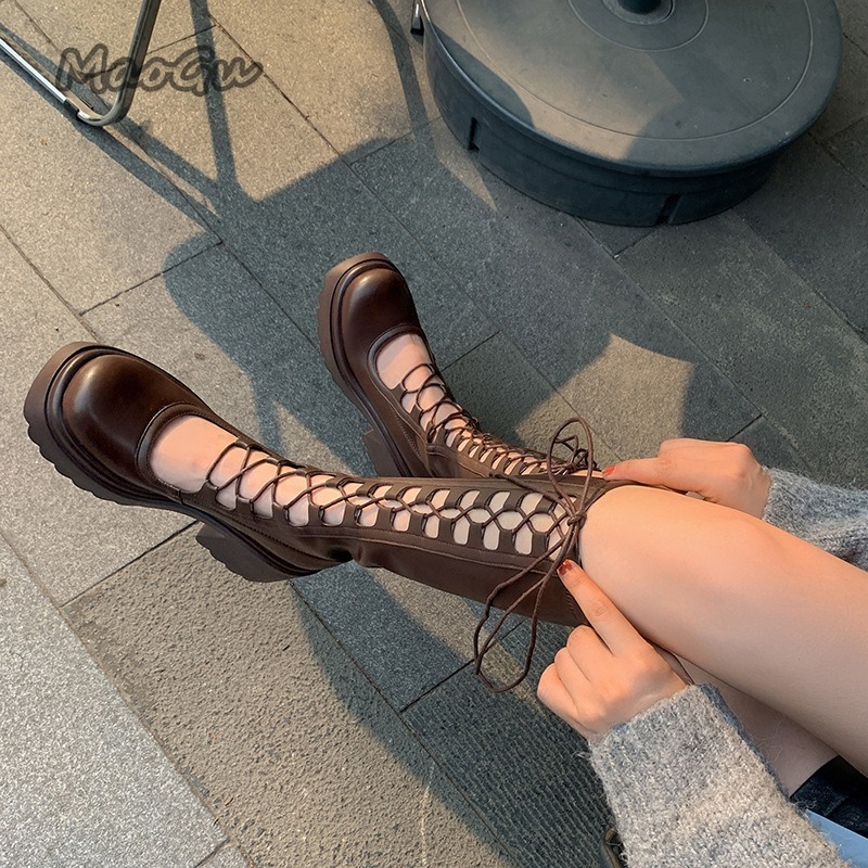 Summer Women Knee-High Boots F - Crossfit Outfit avaliação e preço