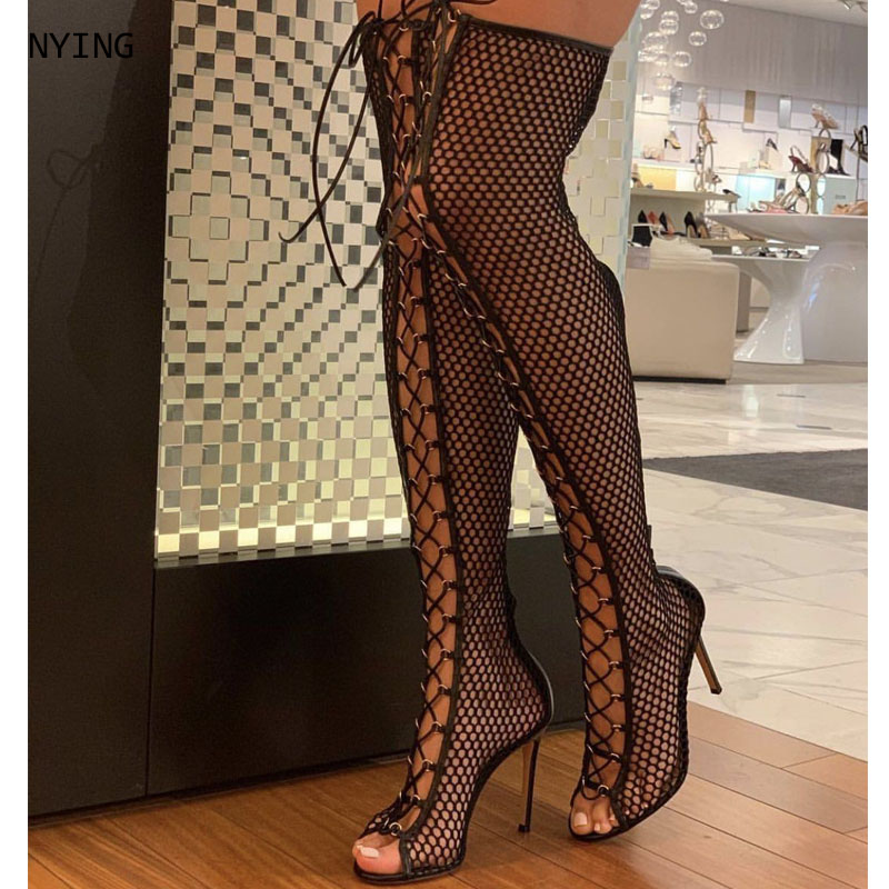 2026 Women Black Fishnet Mesh  - Crossfit Outfit avaliação e preço