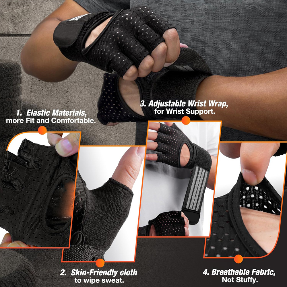 Fitness Gloves with Wrist Supp - Gear For Crossfit avaliação e preço