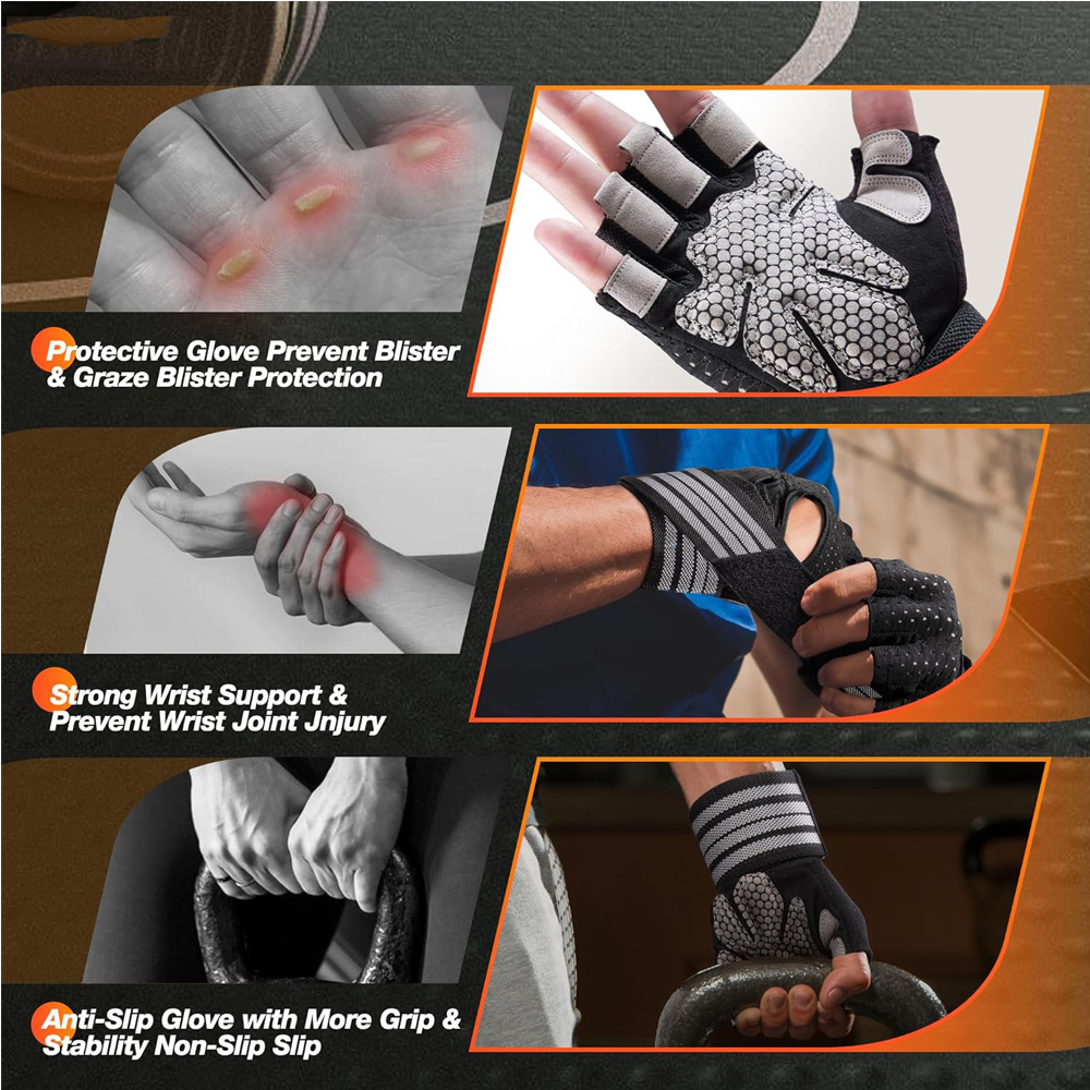 Fitness Gloves with Wrist Supp - Gear For Crossfit avaliação e preço