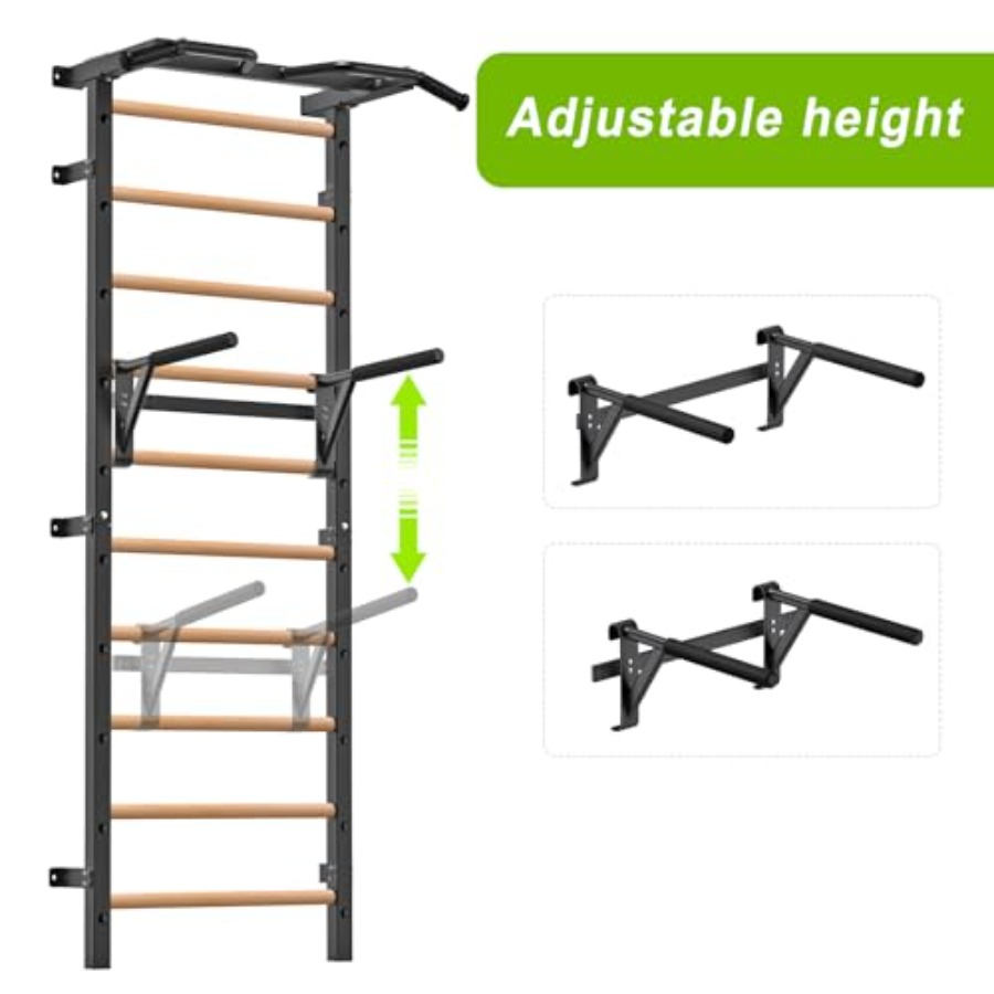 Wall Mounted Gymnastic Stall B - Pull Up Bar Grip avaliação e preço