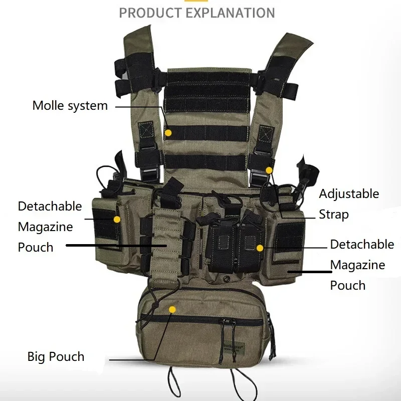 D3CR Chest Rig Vest Multicam B - Gear For Crossfit avaliação e preço