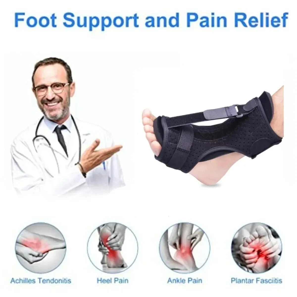 1PC Plantar Fasciitis Night Sp - Ankle Mobility Band avaliação e preço