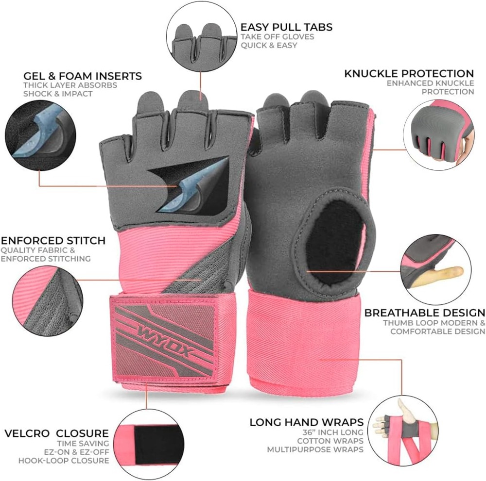 Quick Gel Hand Wraps for Boxin - Wrist Wrap Support avaliação e preço
