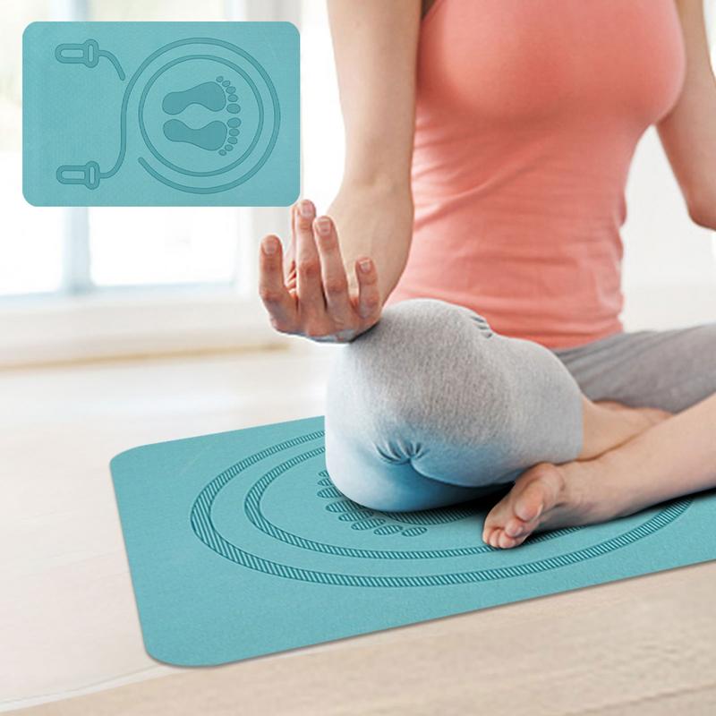 Skipping Rope Mat Yoga Mat Thi - Skipping Rope Pvc avaliação e preço