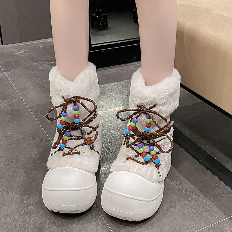 Winter Snow Boots for Women Pl - Crossfit Youtube avaliação e preço