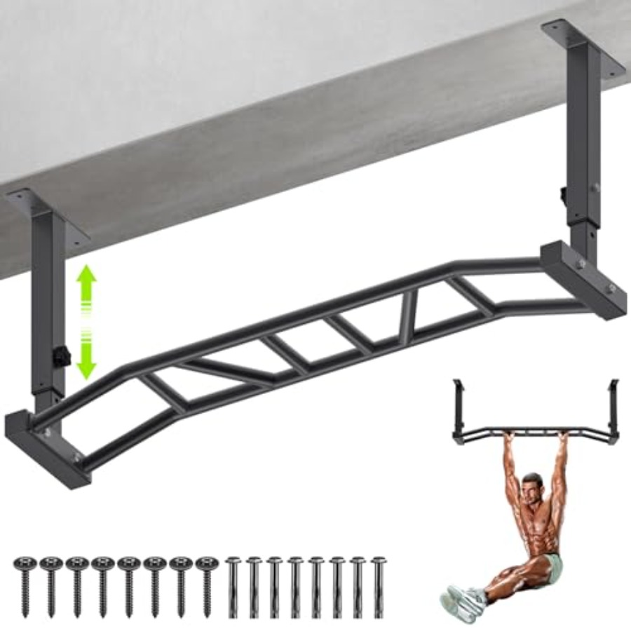 Home gym ceiling-mounted pull  - Pull Up Bar Grip avaliação e preço