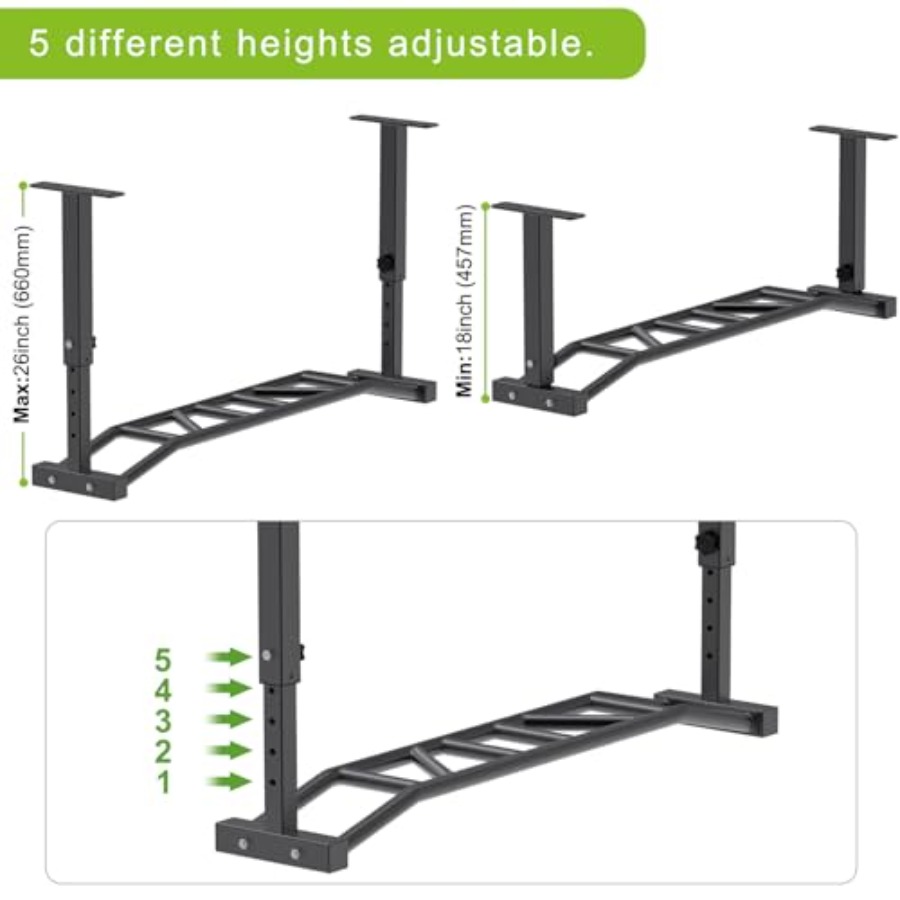 Home gym ceiling-mounted pull  - Pull Up Bar Grip avaliação e preço