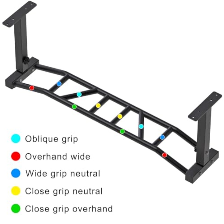 Home gym ceiling-mounted pull  - Pull Up Bar Grip avaliação e preço