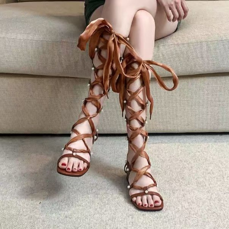 Real Leather Roman Sandals Wom - Crossfit Youtube avaliação e preço