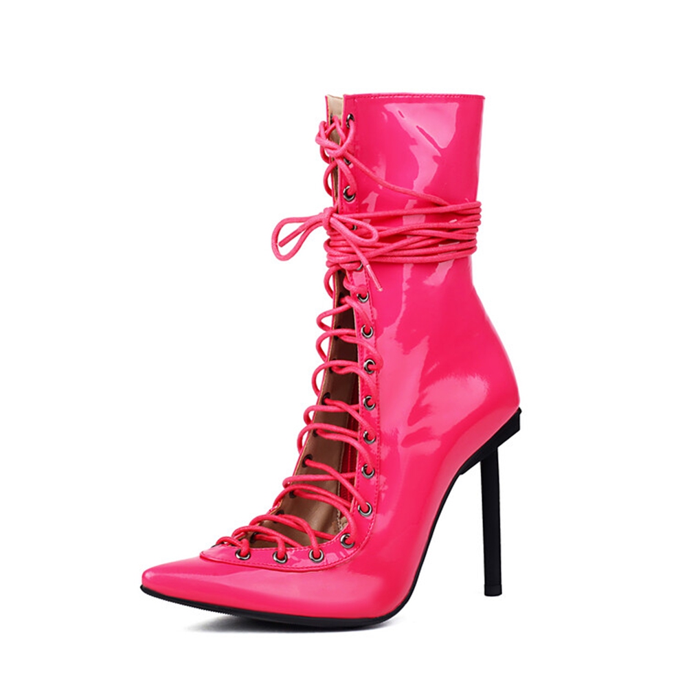 Women Fashion Pointed High Hee - Crossfit Youtube avaliação e preço