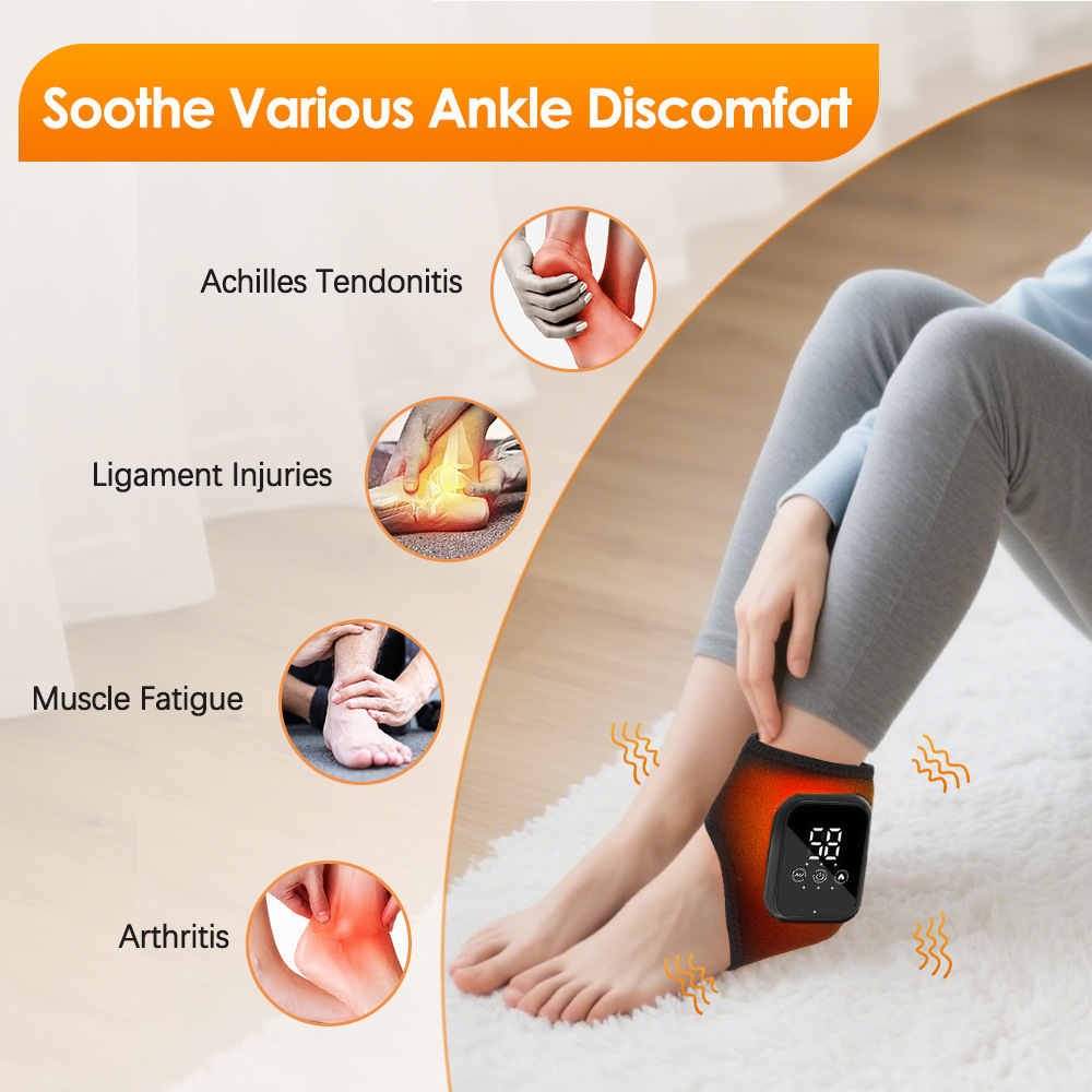 Electric Ankle Heat Massager V - Wrist Wrap Support avaliação e preço