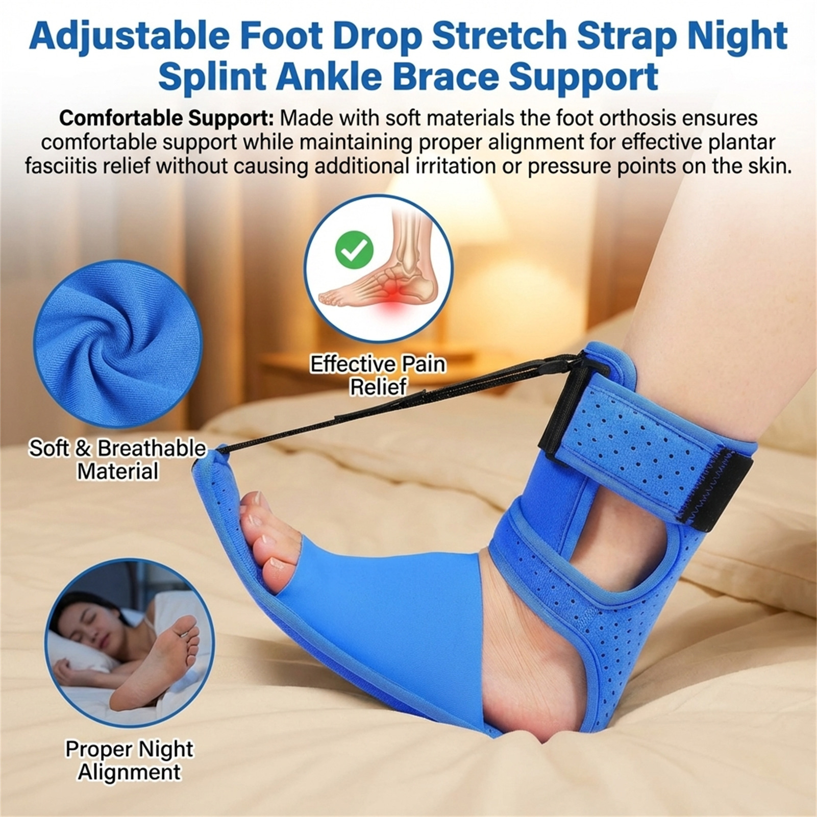 Night Splint Ankle Brace Foot  - Ankle Mobility Band avaliação e preço