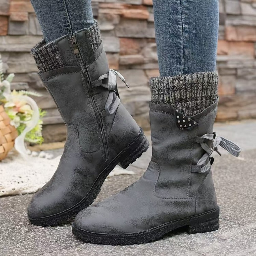 2025 New Women Boots Autumn Wi - Crossfit Youtube avaliação e preço